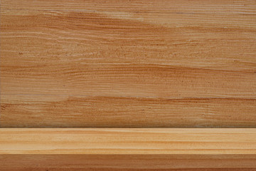 Wood table background with copy space for advertise product display or design banner web.