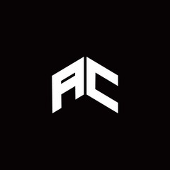 AC Logo monogram modern design template
