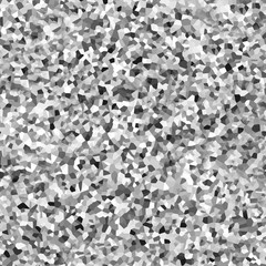 There are a lot of scattered black and white geometric dots on the sheet.Texture or background