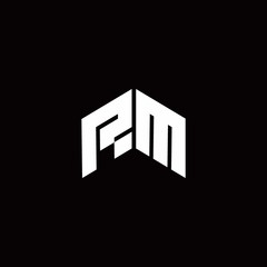RM Logo monogram modern design template
