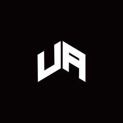 UA Logo monogram modern design template