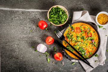 Indian Masala Egg Omelet
