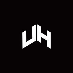 UH Logo monogram modern design template