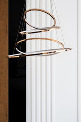 Stylish gold chandelier