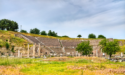 Ruins of Asclepieion of Pergamon in Turkey