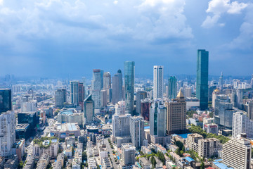 Fototapeta premium Nanjing City, Jiangsu Province, urban construction landscape