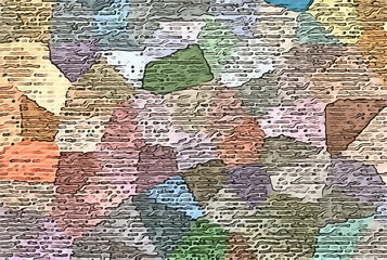 Naklejka premium Abstract polygonal background. Triangles texture. Geometric modern art. Futuristic simple painting on canvas. Pattern for design. Backdrop template. Low poly concept artwork. Decorative elements.