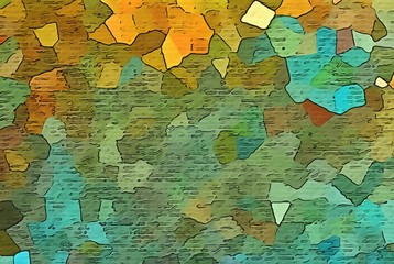 Abstract polygonal background. Triangles texture. Geometric modern art. Futuristic simple painting on canvas. Pattern for design. Backdrop template. Low poly concept artwork. Decorative elements.