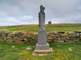 Statue of St Patrick, Downpatrick Head, Killala, County Mayo, Ireland