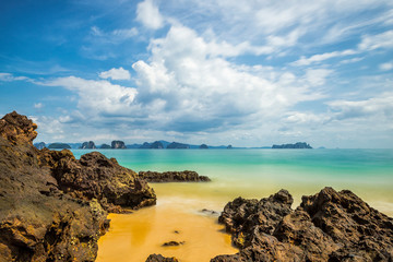 Strand auf Koh Yao Noi in der Phang Nga bay, Thailand
