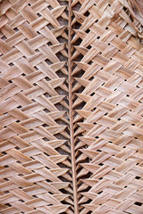 Eco-friendly palm leaf woven wall - 310198678