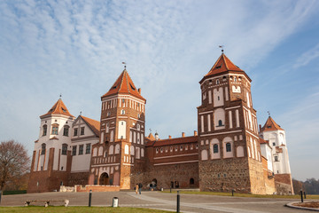 Fototapeta na wymiar castle in Belarus
