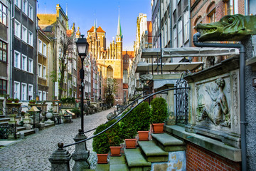 Architecture of Mariacka street in Gdansk is one of the most notable tourist attractions in Gdansk....