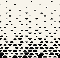 Grunge halftone geometric background pattern design.