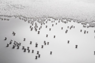 Abstract background of White foam ball texture