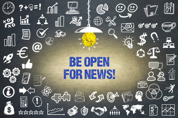 Be open for news! 