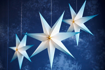 blue star background with stars