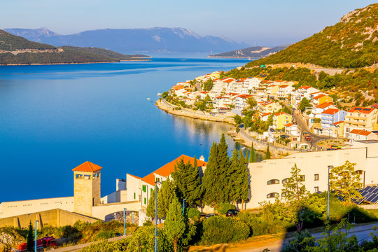 Adriatic coast in the city of Neum, Bosnia and Herzegovina