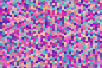 Colorful geometric pattern with different shapes. Oil painting on canvas style. Modern creative texture, minimal flat style. 