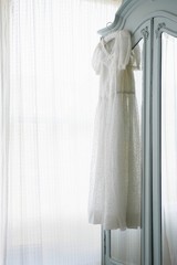 Christening Gown On Wardrobe