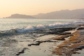 beach at sunset