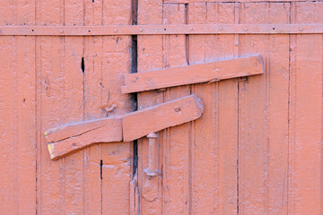 Background of old red gates