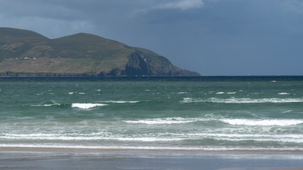 Fototapeta na wymiar Scenic view of Atlantic Ocean, Castlegregory, County Kerry, Ireland