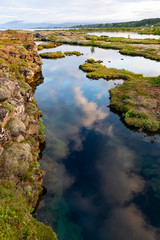 Silfra-Spalte Island Thingvellir Nationalpark Schnorcheln Tauchrevier Kontinentalspalte...
