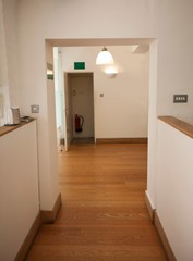 Empty doorway in office