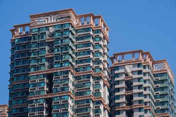 Residential buildings in Hong Kong