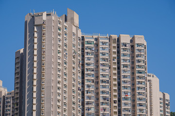 Residential buildings in Hong Kong