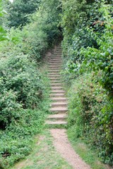 Obraz premium Path of stairs in British Park
