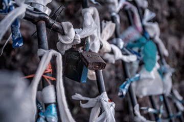 locks on bridge