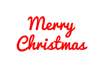 Merry Christmas lettering calligraphy. Merry Christmas text label design