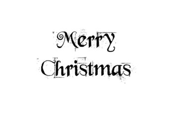 Merry Christmas lettering calligraphy. Merry Christmas text label design