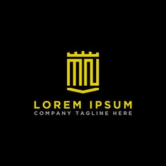 Inspiring company logo designs from the initial letters of the MN logo icon. -Vectors