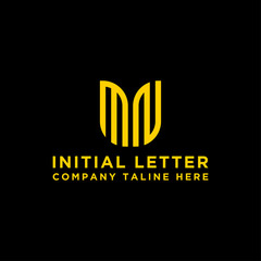 Inspiring company logo designs from the initial letters of the MN logo icon. -Vectors