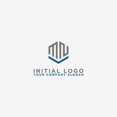 Inspiring company logo designs from the initial letters of the MN logo icon. -Vectors