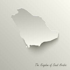 Abstract design map the Kingdom of Saudi Arabia template
