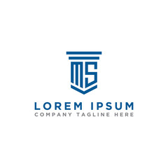 Inspiring logo designs for companies from the initial letters of the MS logo icon. -Vectors