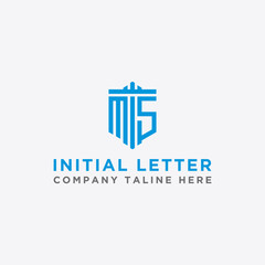 Inspiring logo designs for companies from the initial letters of the MS logo icon. -Vectors