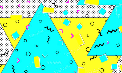 Cyan Print. Kinder Poster. Artistic Yellow Art. 