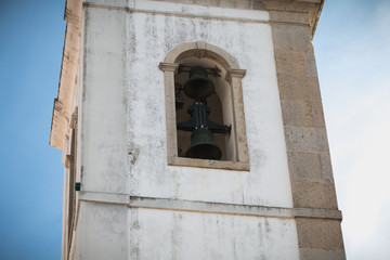 Architectural detail of Matriz Church in downtown Albufeira