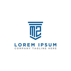 Inspiring company logo designs from the initial letters MZ logo icon. -Vectors