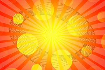 Fototapeta premium abstract, orange, yellow, wallpaper, illustration, design, light, color, red, pattern, graphic, art, wave, texture, lines, backgrounds, backdrop, bright, decoration, colorful, waves, blur