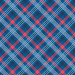 Tattersall material color seamless vector pattern