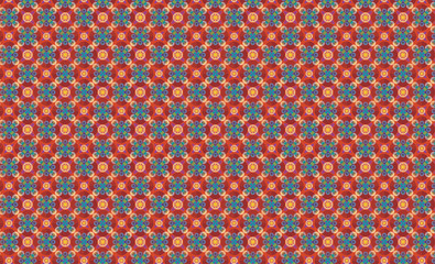 Seamless geometric patterns that are very organized.