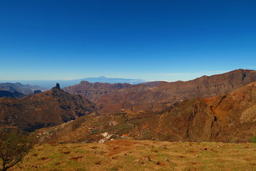 Impressive valley in a clear day