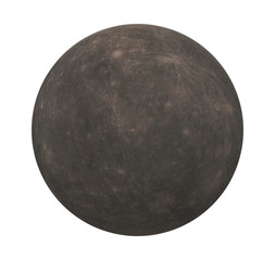 Planet Mercury Isolated