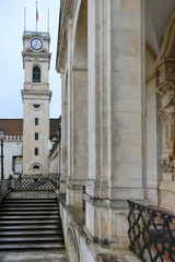 Bell tower at the courtyard of Coimbra University, Coimbra, Coimbra District, Portugal